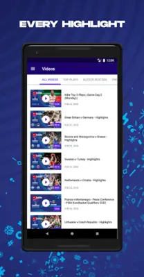 FIBA EuroBasket 2022 android App screenshot 0